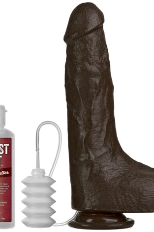 Bust It Squirting Realistic Cock - Black DJ0735-03