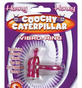 Horny Honey Vibro Ring Coochy Caterpillar - Magenta HTP2270