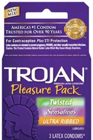 Trojan Pleasure Pack - 3 Pack TJ95321