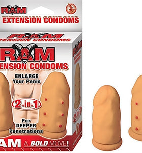Ram Extension Condoms - Flesh NW2538-1