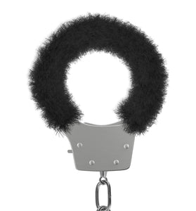 Pleasure Furry Handcuffs - Black OU-OU004BLK