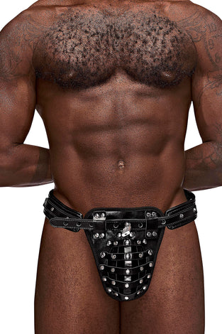 Taurus Leather Thong - One Size - Black MP-542266BK1S