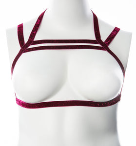 Gender Fluid Sugar Coated Harness - Large/xxlarge  - Raspberry GFL-H402