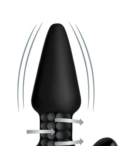 Model R Smooth Rimming Plug With Remote Control RM-AF483
