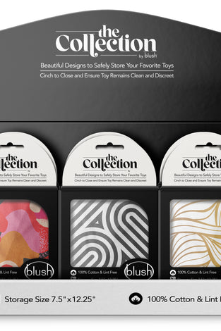 The Collection - Cotton Toy Bag - 18 Pcs Counter  Display - Assorted BL-99980-18