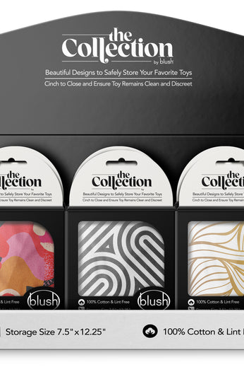 The Collection - Cotton Toy Bag - 18 Pcs Counter  Display - Assorted BL-99980-18