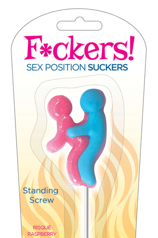 F*Ckers! Sex Position Suckers - Standing Screw - Risque Raspberry LG-CP917