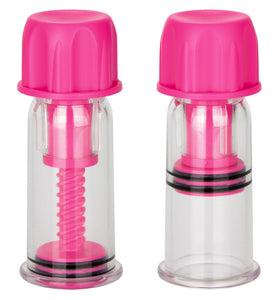 Nipple Play Vacuum Twist Suckers - Pink SE2645102