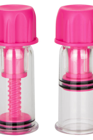 Nipple Play Vacuum Twist Suckers - Pink SE2645102