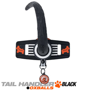 Tail Handler - Belt Strap Show Tail -  Black OX-3055-BLK