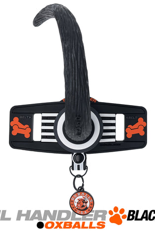 Tail Handler - Belt Strap Show Tail -  Black OX-3055-BLK
