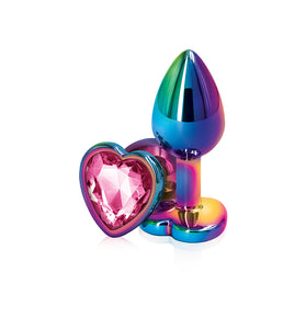 Rear Assets - Multicolor Heart - Small - Pink NSN0962-14