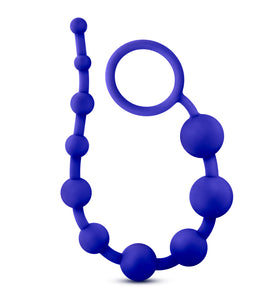 Luxe Silicone 10 Beads - Indigo BL-11002