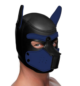 Spike Neoprene Puppy Hood - Blue MS-AG292-BLU