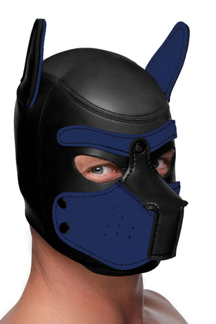 Spike Neoprene Puppy Hood - Blue MS-AG292-BLU