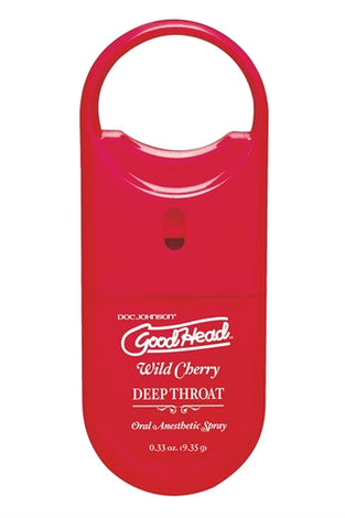 Goodhead to Go Deep Throat Spray - Wild Cherry DJ1360-32-CD