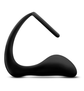 Anal Adventures - Platinum - Cock Ring Plug -  Black BL-11245