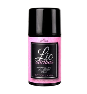 Lic-O-Licious Oral Delight Cream - Cotton Candy -  1.7 Fl. Oz. SEN-VL470