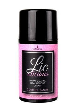 Lic-O-Licious Oral Delight Cream - Cotton Candy -  1.7 Fl. Oz. SEN-VL470