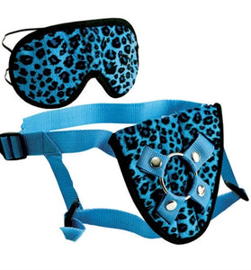 Furplay Harness and Mask - Blue Leopard SE1510103