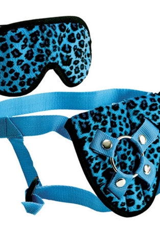 Furplay Harness and Mask - Blue Leopard SE1510103