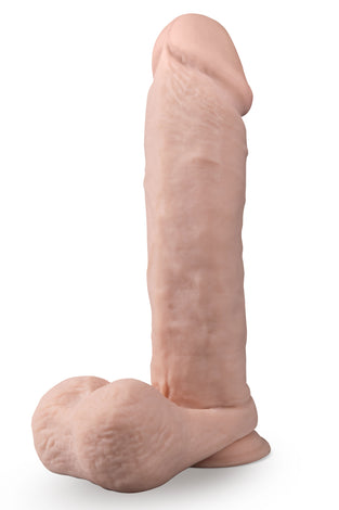 Dr. Skin Silicone - Dr. Beckham - 7 Inch Thumping  Dildo With Remote Control - Vanilla BL-66463
