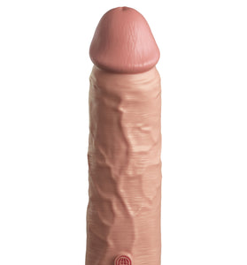 King Cock Elite 8 Inch Dual Density Silicone Cock  - Light PD5772-21