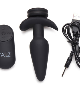 Interchangeable 10x  Vibrating Small Silicone Anal Plug With Remote TZ-AG838