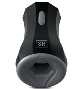 Silicone Twin Turbo Stroker - Black SR1067