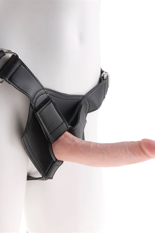 King Cock Strap on Harness With 7 Inch Cock - Flesh PD5622-21