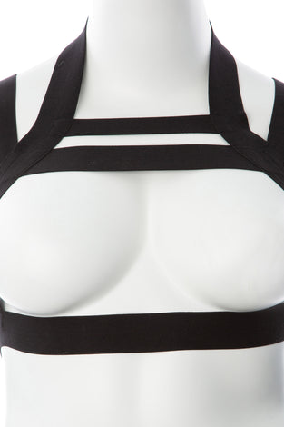 Gender Fluid Majesty Harness - Small-Large -  Black GFL-H101
