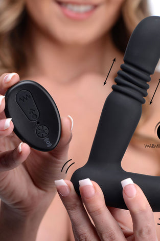 Silicone Thrusting Anal Plug With Remote Control UC-AF944