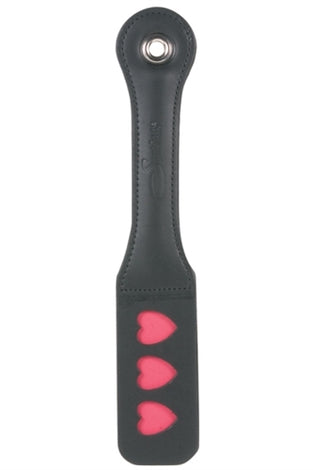 12 Inch Leather Impression Paddle - Heart SS902-01