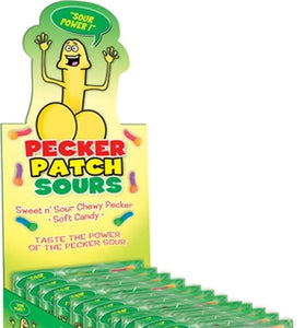 Pecker Patch Sour Gummies - 12 Piece Display HTP2422-D