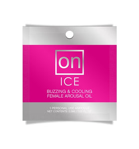 On Ice Buzzing & Cooling Female Arousal Oil - 0.01 Oz. Ampoule SEN-VL511