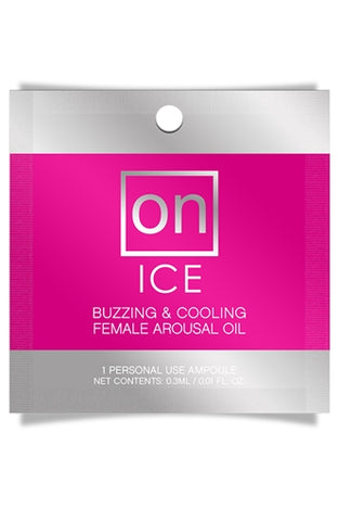 On Ice Buzzing & Cooling Female Arousal Oil - 0.01 Oz. Ampoule SEN-VL511