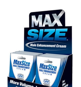Max Size Gel Topical - 24 Packets Display MD-MSC24