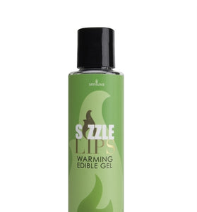 Sizzle Lips Warming Edible Gel - Caramel Apple - 4.2 Oz. SEN-VL494