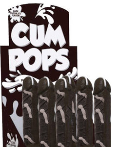 Cum Cock Pops - Dark Chocolate - 6 Piece P.O.P. Display HTP3234-D