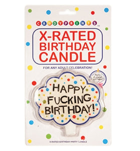 X-Rated Birthday Candle CP-549