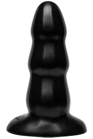 Triple Ripple Butt Plug - Medium - Black DJ0247-03