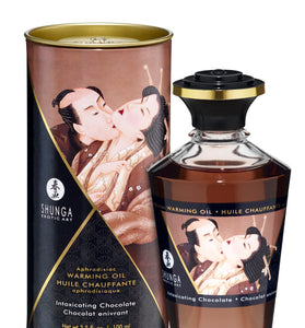 Aphrodisiac Warming Oil - Intoxicating Chocolate SHU2209