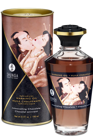 Aphrodisiac Warming Oil - Intoxicating Chocolate SHU2209