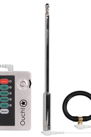 E-Stimulation Urethral Sounding Set - Silver OU-OU578SIL