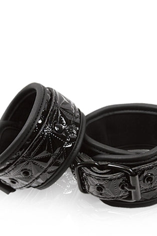 Sinful Wrist Cuffs - Black NSN1223-13