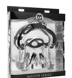 Mutiny Silicone O-Ring Gag and Nipple Clamps MS-AD770