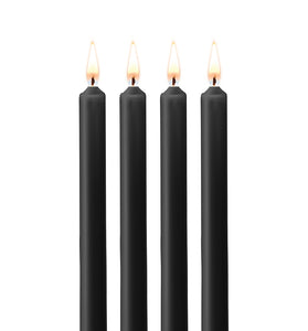 Teasing Wax Candles Large - Blk - 4-Pack OU489BLK