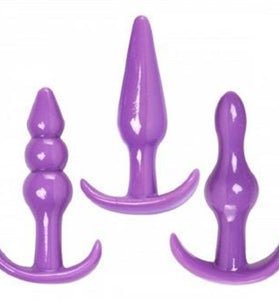 Anal Trainer 3 Piece Anal Play Kit - Purple TV-AE538
