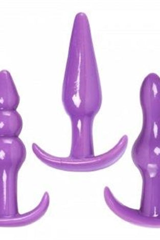 Anal Trainer 3 Piece Anal Play Kit - Purple TV-AE538