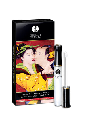 Divine Oral Pleasure Gloss - Sparkling Strawberry  Wine - 0.33 Fl. Oz. / 10 ml SHU7900